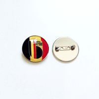 Belgian stainless steel pin model (25mm)