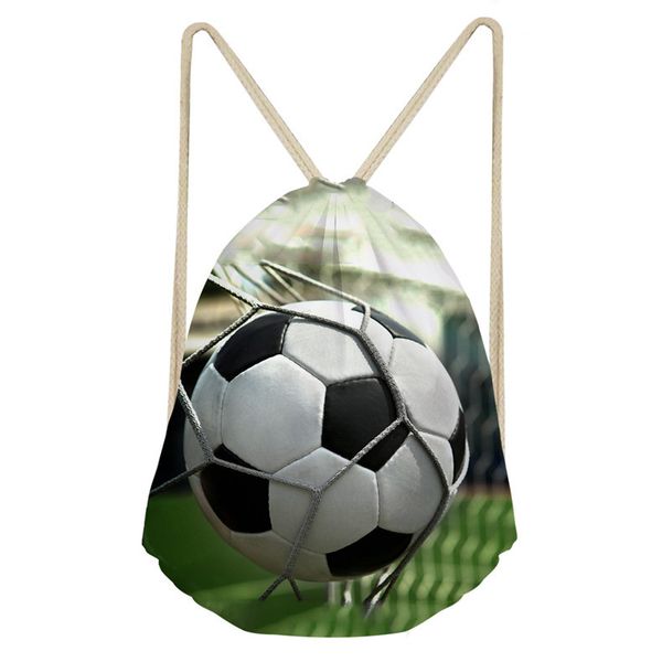 Free delivery Backpack Style World Cup casual drawstring bag simple drawstring closure lightweight backpack