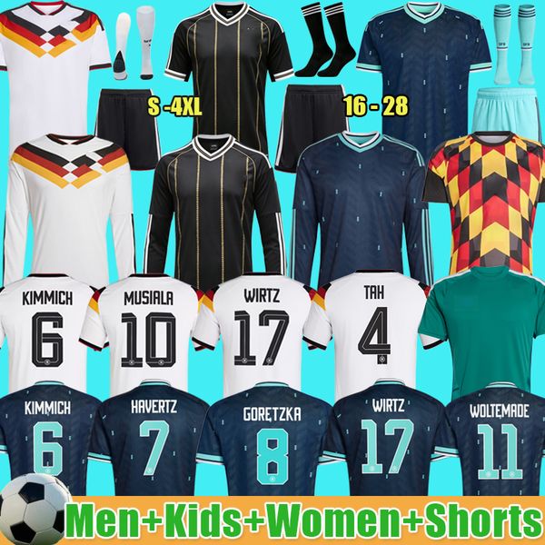 Germany jersey 2026 World Cup 26 soccer jerseys Kit Women football shirt men kids set Deutschland HAVERTZ GNABRY Long sleeves goalkeeper training Third black
