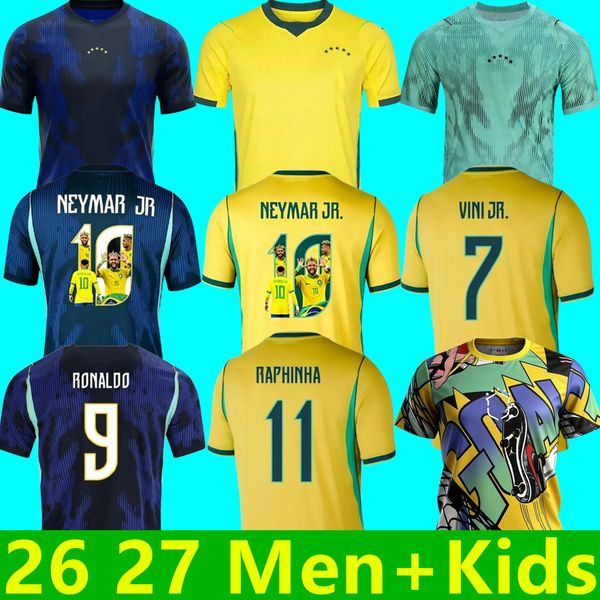 world cup 2026 BRAZILS 2026 2027 soccer jerseys Camiseta futbol RODRYGO RAPHINHA football shirt maillot MARQUINHOS VINI JR brasil RICHARLISON MEN KID NEYMAR BRUNO G.