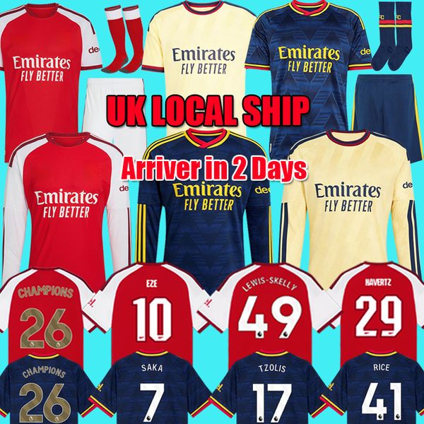 TZOLIS 2026 SAKA ZUBIMENDI GYOKERES EZE Arsenally jersey 26 27 champions soccer jerseys HINCAPIE DOWMAN ODEGAARD HAVERTZ 26 27 football shirts Men Kids kit RICE