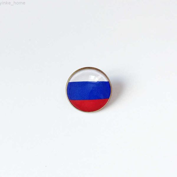 Partys Russian National Flag Brooch World Cup Football Brooch High Class Banquet Party Gift Decoration Crystal Commemorative Metal Badge