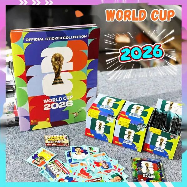 2026 World Cup Sticker and Trading Cards Soccer Fan Gift Album Collection Tournament Edition bazaarlife