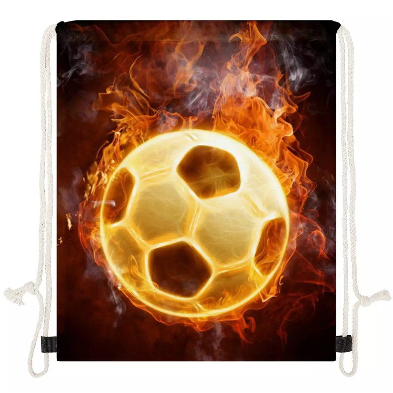Free delivery Backpack Style World Cup casual drawstring bag simple drawstring closure lightweight backpack