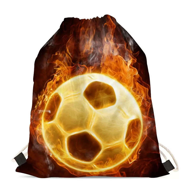 Free delivery Backpack Style World Cup casual drawstring bag simple drawstring closure lightweight backpack