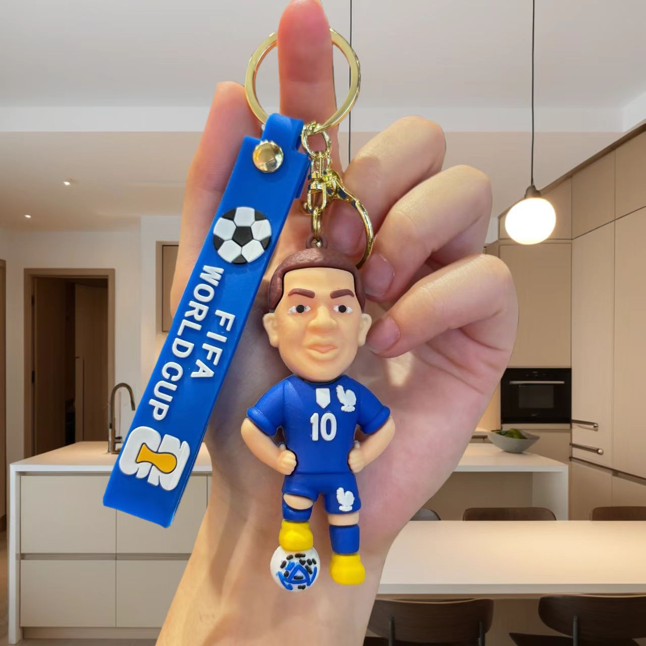 Wholesale of Popular Trendy Items: World Cup Messi Football Star Neymar Keychain, Keychain, Figurine, Car Bag Accessories hj26413